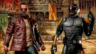 Model 101 Terminator Vs Supercop Robocop | Very Hard | Mortal Kombat 11 gameplay