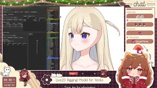 Live2D rigging for Yenko - Hair Angle X (#2)