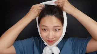 [English ASMR] Korean skincare routine🌼Get unready with me🌼 Ear to ear whispering