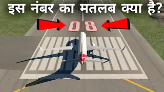 What are the numbers on airport runways?