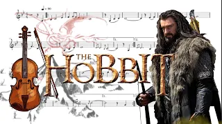 Misty Mountains Cold from THE HOBBIT | Violin Sheet Music