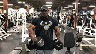 IFBB Pro Shaun “GK” Clarida-Arm Day! 2018 Olympia Prep!