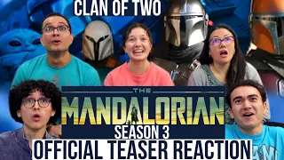 THE MANDALORIAN Season 3 | Teaser Trailer Reaction! | D23 | MaJeliv Reactions l Clan of Two