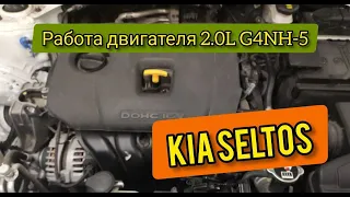 Киа Селтос (Kia Seltos) - работа двигателя 2.0L G4NH-5 Пробег 13 т.км.