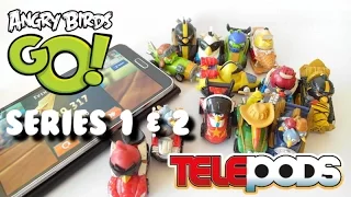 Angry Birds Go! Telepods Series 1 & 2 - teleport the toy cars into the game!!!