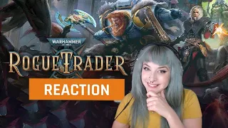 My reaction to the Warhammer 40K Rogue Trader Official Trailer | GAMEDAME REACTS