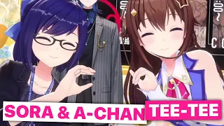 Sora & A-chan Being Cute Together (Hololive) [Eng Subs]