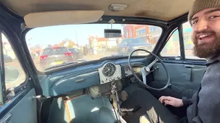 First big drive in the Morris Minor | A trip to Lichfield and a nose about 🚗💨