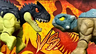 AVENTURA JURÁSICA!! DINOSAURIOS QUE SE TRANSFORMAN!! BATALLA DE DINOSAURIOS ALLOSAURIO! BUMPY! Y MÁS