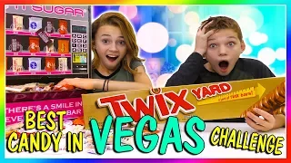 BEST CANDY IN VEGAS CHALLENGE | We Are The Davises