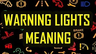 Dashboard Warning Lights Explained