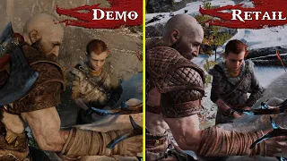 God of War E3 2016 Demo vs Retail PS5 4K Graphics Comparison