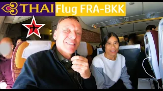 Thai Airways Economy Class Trip Report | Flug Frankfurt - Bangkok | Boeing B777-300ER