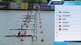 K1 Women 500m EOQ Heat III / 2024 Canoe-Kayak Sprint European Olympic Qualifier