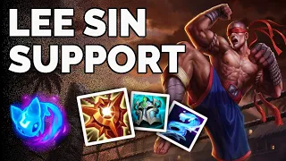 How to DESTROY as Lee Sin Support | League of Legends S13 Gameplay #leesin #support #offmeta