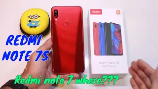 REDMI NOTE 7S UNBOXING | RUBY RED | CAMERA SAMPLES📷📷