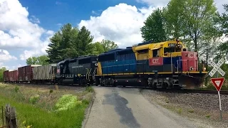 Railroad Crossing Gates Malfunction As Train Crosses Hiway Without Flagger!