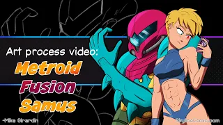 Metroid Fusion Zero Suit timelapse