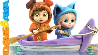 Row Row Row Your Boat | Nursery Rhymes and Baby Songs from Dave and Ava