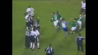 Palmeiras Corinthians Crazy Players Fight