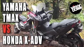 Yamaha TMAX vs Honda X-ADV Review | Visordown road test