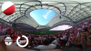 ⚽🏆🇫🇷360° Euro 2016: Ukraine - Poland | Marseille, France