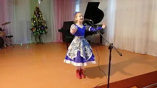 Лут Диана, 7 лет, РНП "Как на тоненький ледок", Родинская ДШИ
