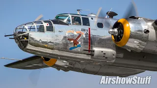WWII Warbird Flybys (Part 1) - No Music! - Yankee Air Museum's "Friday Night Flights" Aug 2020