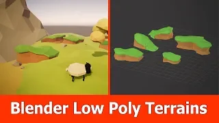 Blender Low Poly Terrain Modeling Tutorial