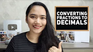 Converting Fractions to Decimals - Math FUNdamentals - Civil Service & #UPCAT Review