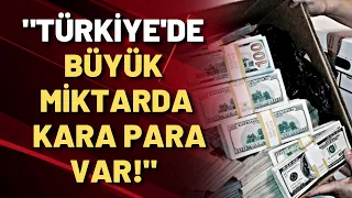 Mehmet Tezkan: Türkiye'de büyük miktarda kara para var