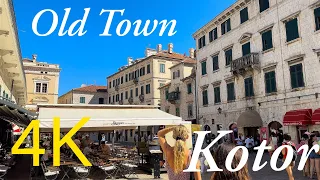 Old Town Kotor Montenegro 🇲🇪 Walking Tour 4K