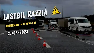 27/03-2023 Lastbil Razzia på Resteplads Kalbygård Skov syd