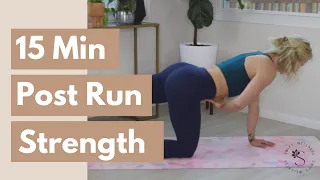 15 Minute Post Run Strength Workout for Runners (No Equipment!)