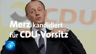 Friedrich Merz zu seiner Kandidatur für den CDU-Vorsitz im tagesthemen-Interview