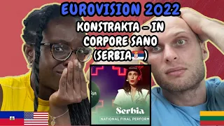 REACTION TO Konstrakta - In Corpore Sano (Serbia 🇷🇸 Eurovision 2022) | FIRST TIME HEARING