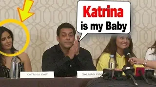 Salman Khan calls Katrina his BABY in front of Jacqueline Fernandez