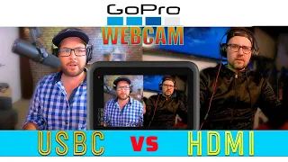 GoPro Webcam USB-C vs HDMI Quality