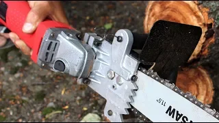 Grinder Hack how to make chain saw