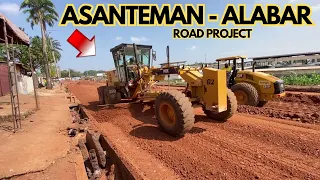 Exciting Progress On Kumasi's Asanteman To Alabar Road Construction Project!
