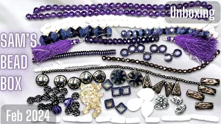 Sam’s Bead Box | February 2024 | Amethyst Allure