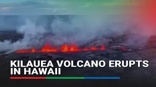 Kilauea volcano erupts in Hawaii