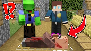 HOW JJ and Mikey became POLICE OFFICER and INVESTIGATED the CRIME? - in Minecraft challenge (Maizen)