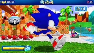 Sonic Dash recreated in Sonic Robo Blast 2