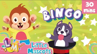 Bingo Song + Five Little Ducks + more Little Mascots Nursery Rhymes   Kids Songs