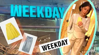 WEEKDAY Shoppingvlog/ Супер магазин как оказалось😁💝 #weekday #shoppingvlog #примерка