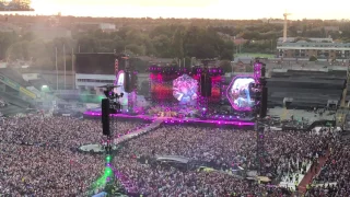 Coldplay - Dublin - a head full of dreams tour - paradise