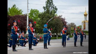 Выступление роты Почетного караула на параде, 9 мая 2021 год