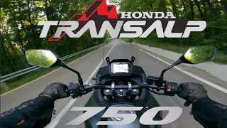Honda TransAlp XL750 2023 Ride - HQ Engine Sound