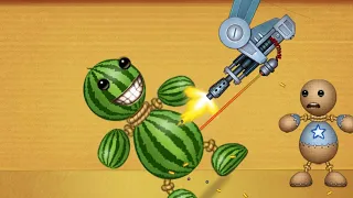 Turret Weapons vs The Buddy Melon Born | Kick The Buddy